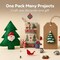 Buttons Galore Christmas Button Assortment – 50-Piece Holiday Craft & Sewing Buttons, Santa, Reindeer, Trees, Ornaments & Gifts for DIY, Scrapbooking & Decorations